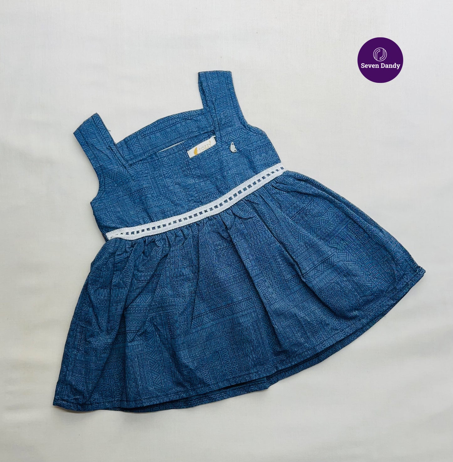 Denim frock